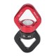 thumbnail image 2 of Polea de 30 KN Rueda para escalada en roca para exteriores Conector fijo Rueda colgante bidireccional (Negro Rojo), 2 of 8