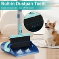 thumbnail image 4 of MYSPRI Broom and Dustpan Combo Set for Home with Long Handle, Stand up Dust Pan with Teeth for Kitchen Floors Cleaning, 4 of 7