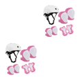 thumbnail image 3 of Toystoory Casco de bicicleta cómodo y duradero para niños y adolescentes Conjunto de casco y almohadillas para niños de amplia aplicación Type3 NO3, 3 of 6