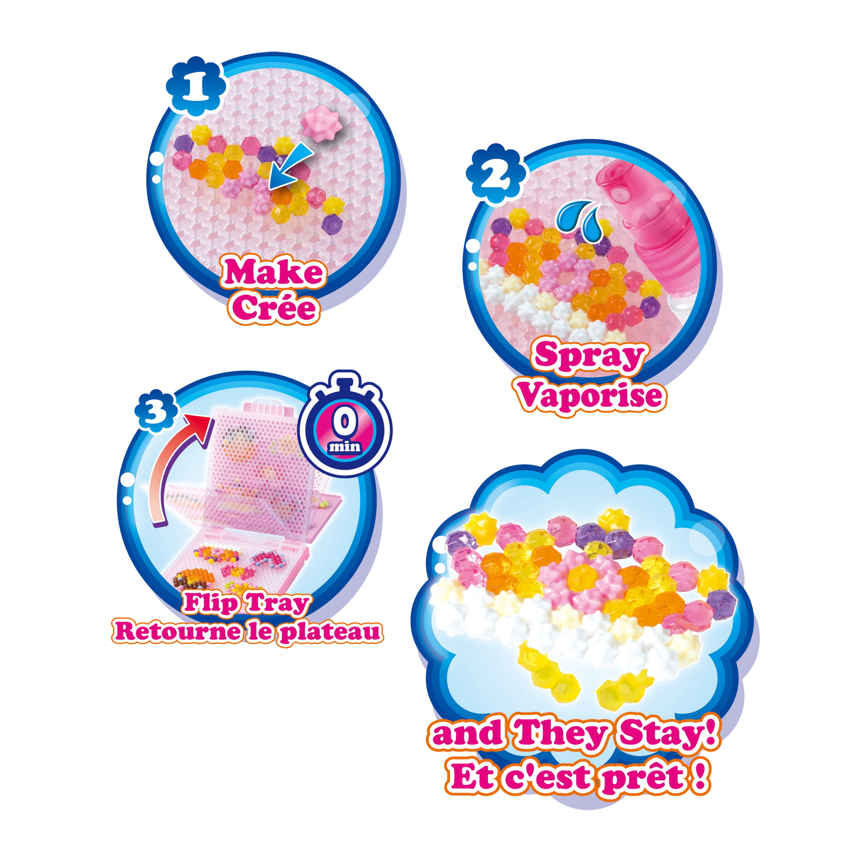 Aquabeads Design & Style Rings Complete Arts & Crafts Bead Kit for Children - create 10 unique wearable rings