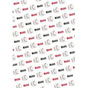 Personalized Baseball Wrapping Paper Custom Name Gift Wrap Roll (Pack of 2 Sheets of 20? x 60? Gift Wrap) Perfect for Birthdays