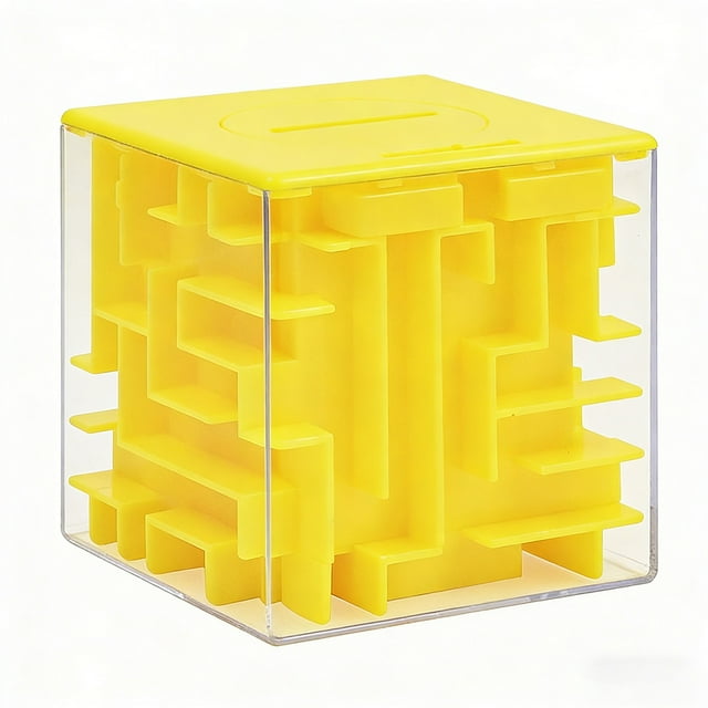 Casse-Tête Éducatif Labyrinthe avec Pot de Sécurité Multifaces 3D pour Usage Intérieur Extérieur