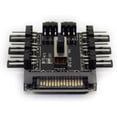 thumbnail image 4 of 8 Way PC Fan Hub PC Fan Hub SATA Interface Speed Controller PCB Adapter, 4 of 5