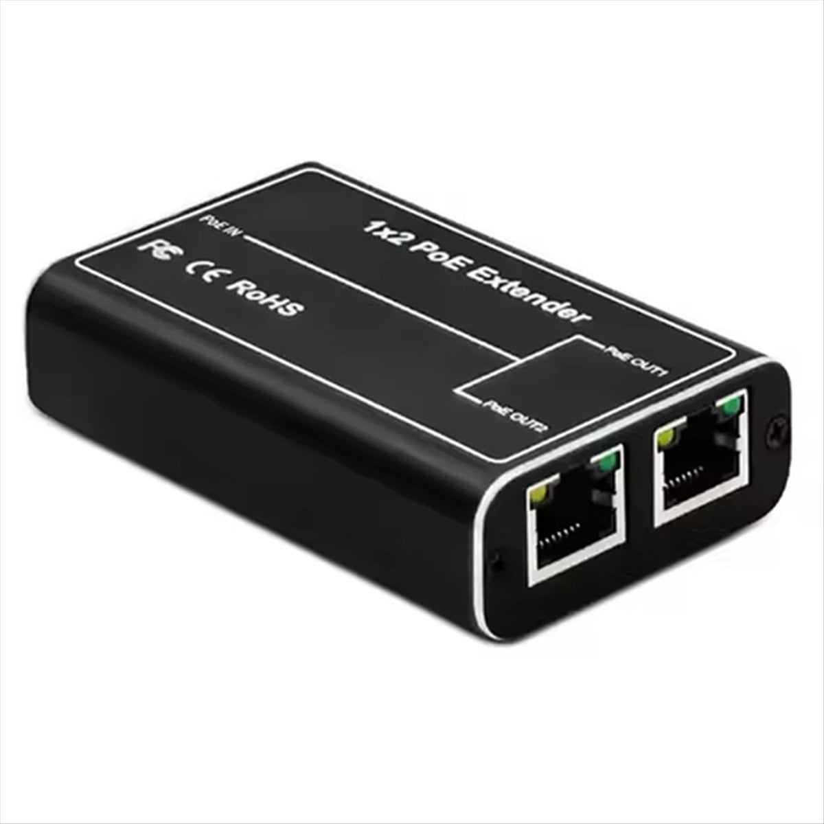 2 Port POE Extender, IEEE 802.3af/At PoE+ Standard, 10/100Mbps, POE ...