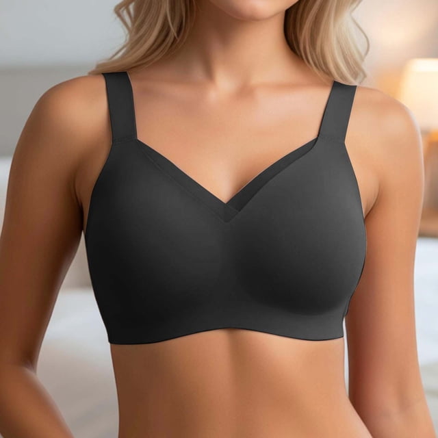 Elly Wireless Bra For Women Seamless Full Coverage Everyday Wear Mesh Lace Design Comfortable Support No Underwire