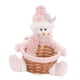 thumbnail image 4 of Cesta de dulces, contenedor de dulces, forma de muñeco de nieve, bonita y fácil de usar, decoración de mesa, práctica cesta tejida, decoración, 4 of 9