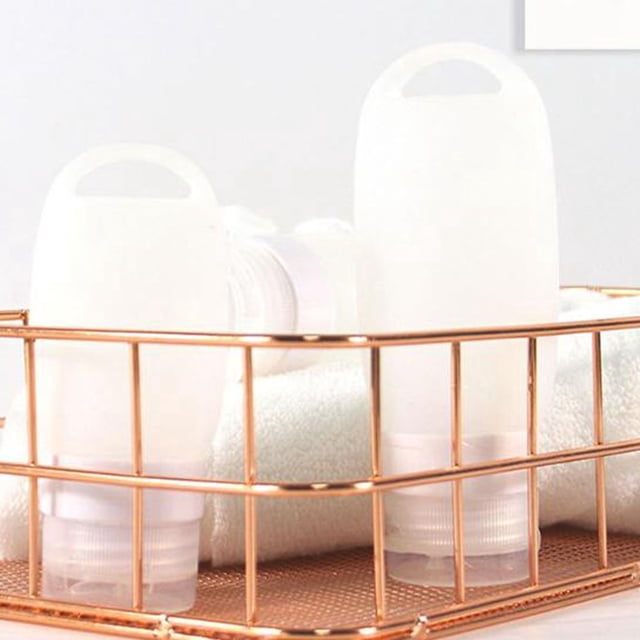 Bouteille de Distribution en Silicone Suspendable de Voyage avec Trou pour Usage Extérieur-Anti-Fuite Rangement de Shampoing avec Sangle