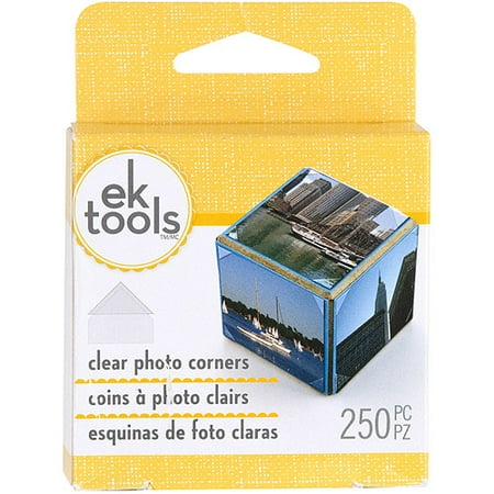 EK Success Photo Corners, 250/pkg, Clear