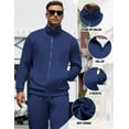 thumbnail image 4 of COOFANDY Mens Jogger Sets Casual Full Zip Jogging Sweat Suit Workout Sports Set Sportswear Gym Track Suit, 4 of 6