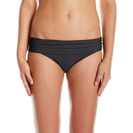 - Athena Women's Cabana Solids Lani Banded Bikini Bottom Black SZ: XL