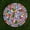 Red, variant on Garden Décor mosaic Garden Stepping Stone - Decorative Stone for Garden