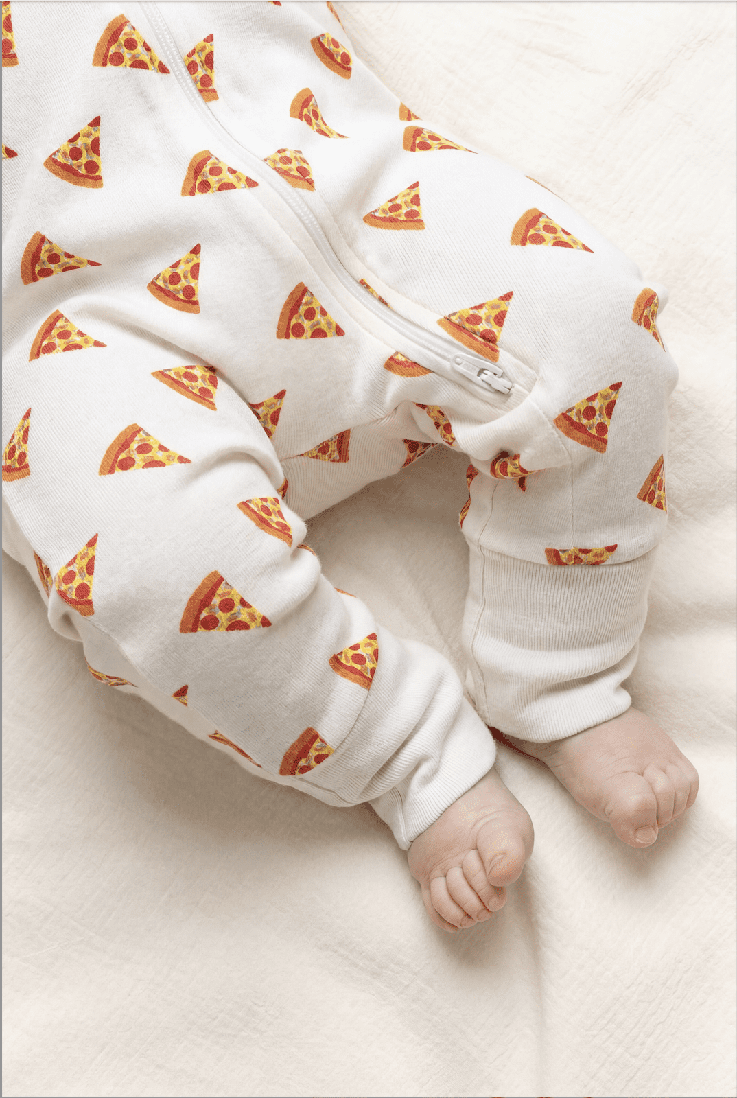 Monica + Andy Organic Cotton Gender Neutral Long Sleeve Baby One-Piece Pajama, Sizes Newborn - 24 Months