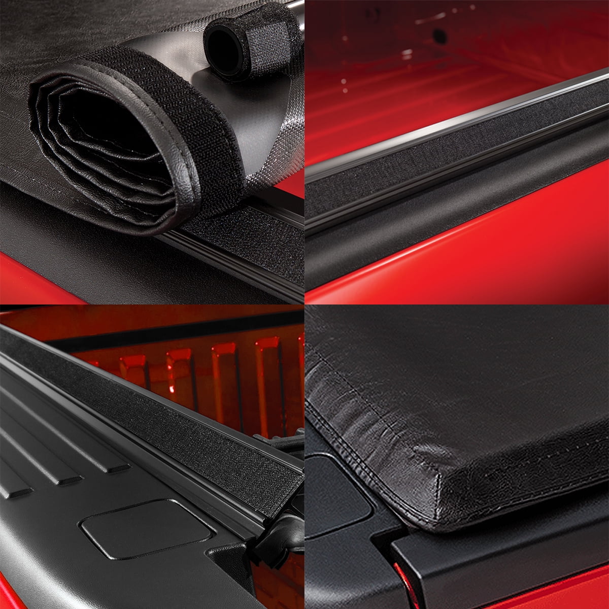 DNA Motoring For 04-12 Chevy Colorado/GMC Canyon 5'3" Bed Soft Vinyl Roll-up Tonneau Cover