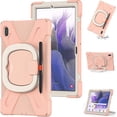 thumbnail image 3 of Funda protectora de color para Samsung Tab S7 Fe de 12,4 pulgadas con soporte para bolígrafo, anillo ajustable grande y protección contra golpes., 3 of 5