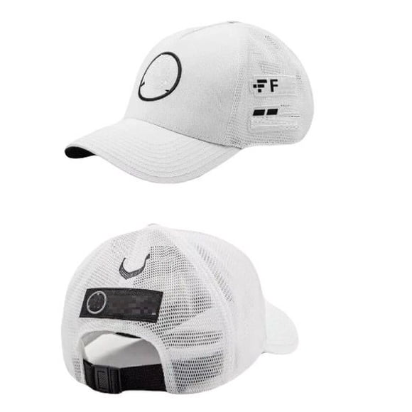 Formidable! Gorra Trucker Mercedes Lewis Logo Bordado Automovilismo Blanca
