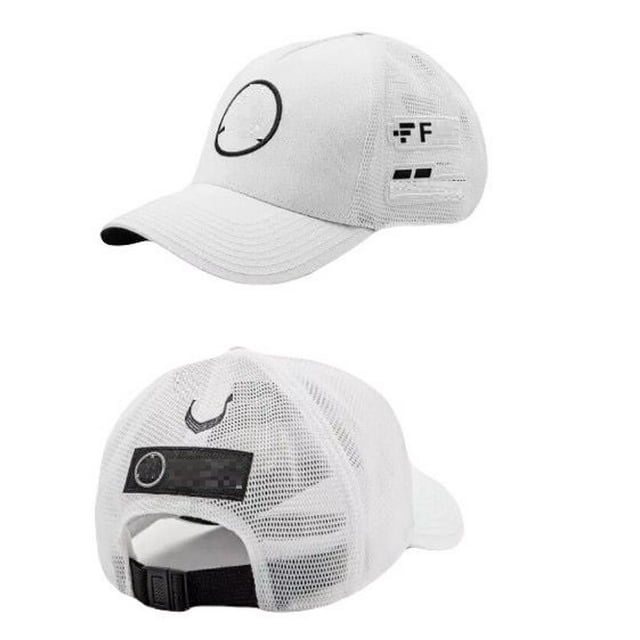 Formidable! Gorra Trucker Mercedes Lewis Logo Bordado Automovilismo Blanca