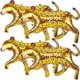 thumbnail image 1 of 4 Pack Leopard Balloons Large Foil Cheetah Balloons Wild Cheetah Shaped Safari Balloons Cute 3D Animal Print Balloons Jungle Party Decorations for Zoo, 1 of 4
