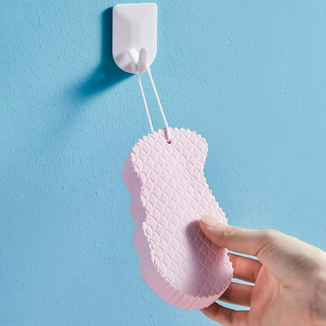 Esponja de ducha Shamjiam Suave Masajeador Exfoliante