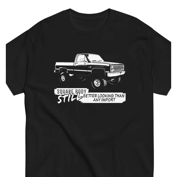 Reprint Rare VINTAGE Square Body Truck T-Shirt, Mens Squarebody Shirt, Short Sleeve Tee Sizes S-5XL