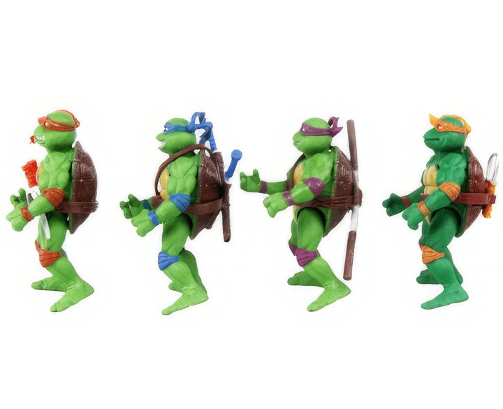 YARAKETA 6-Pack Ninja Turtle Figures - 4.8" Collectible Action Set, Detailed Mini Figures for Kids & Fans, Cake Toppers, Birthday Gift