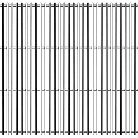 19 3/4" Full Size Stainless Steel Cooking Grid Grates Replacement for Chargriller 3001, 3008, 3030, 4000, 5050, 5252,King Griller 3008 5252,19 3/4"x20 1/4"