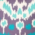 thumbnail image 4 of SAFAVIEH Manhattan Paisley Pillow, 22" x 22", Aqua/Cream, Set of 2, 4 of 4
