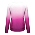 thumbnail image 4 of 2023 Chandail en Molleton de Mode pour Femmes 50 % de Rabais Liquidation Femmes Manches Longues Décontracté Dégradé Jour Imprimé Col Rond Chandail en Molleton Col Rond chandail Tunique Hauts, 4 of 5