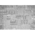 thumbnail image 1 of Ahgly Company Indoor Rectangle Patchwork Gray Transitional Area Rugs, 7' x 9', 1 of 1