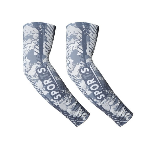Unique Bargains 1 Pair Durable Arm Sleeves for Outdoor Arm Cover Blue