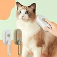 thumbnail image 4 of Cat Steam Brush, 3 in 1 Self Cleaning Cat Steamy Pet Brush Steamer Brush for Massage for Removing Tangled and Loosse Hair (2PCS Light Green), 4 of 7