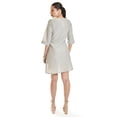 thumbnail image 3 of Vestido de lino a rayas Roman Fashion /Juvenil, 4085 (Líneas negras) negro M, 3 of 5