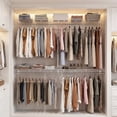 thumbnail image 3 of Patiojoy Closet Shelf with Hanging Rod 6 ft x 12 in Wall Mounted Wire Shelving Kit with Storage Shelf & Clothes Rod, 3 of 9