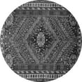 thumbnail image 1 of Ahgly Company Indoor Round Persian Gray Traditional Area Rugs, 8' Round, 1 of 1