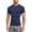 Blue 1-Pack, variant on Men's Compression Workout Shirt 1 Pack, Quick-Dry Short Sleeve Athletic Base Layer Undershirt, Black