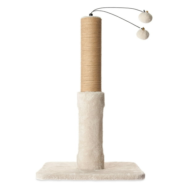 Vibrant Life Premium Paper Rope Cat Scratching Post with Ball Toy, Pack of 1 - Walmart.com