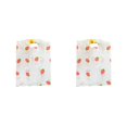 thumbnail image 4 of Naiovety 50 Uds bolsas de regalo con asas cajas de plástico contenedor lindo autoensamblaje caramelo Favor paquete caja de Navidad joyería Fresa 2piezas, 4 of 6