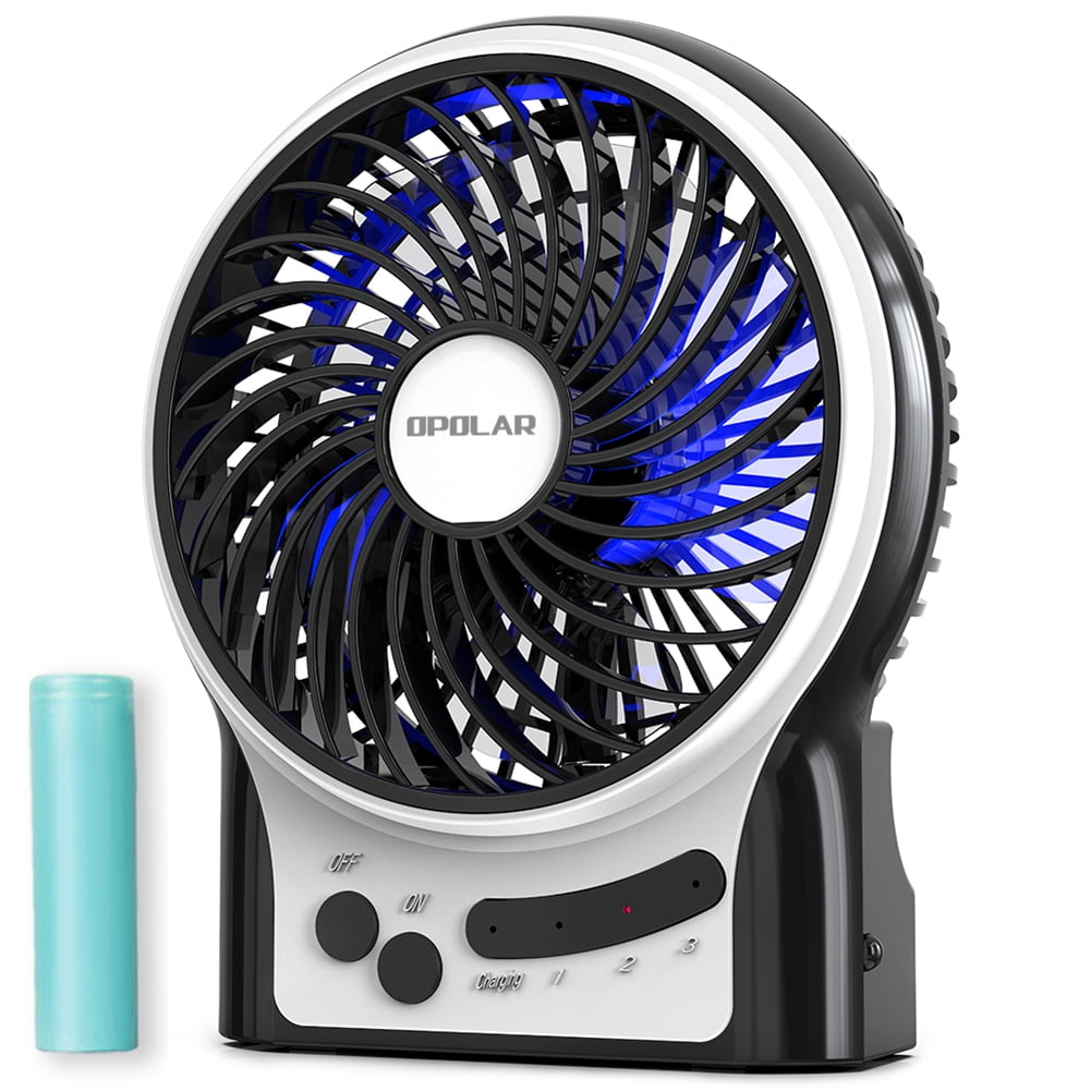 Private Jungle Mini Portable Battery Operated Desk Fan with 3-13 Battery Life,Rechargeable & USB powered Handheld Fan for Desk Beach Camping,3 Speeds,Strong Airflow,Internal Blue Light&Side Flash Ligh Private Jungle Mini Portable Battery Operated Desk Fan with 3-13 Battery Life,Rechargeable & USB powered Handheld Fan for Desk Beach Camping,3 Speeds,Strong Airflow,Internal Blue Light&Side Flash Ligh