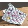 thumbnail image 3 of Maison d' Hermine Blossom in Spring 100% Cotton Easter Set of Oven Mitt (7.5 Inch by 13 Inch) and Pot Holder (8 Inch by 8 Inch) for BBQ | Cooking | Baking | Grilling | Barbecue | Spring/Summer, 3 of 5