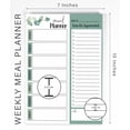 thumbnail image 5 of Inkdotpot Weekly Meal Planner Notepad 7"x10 , "Meal Planner" Magnetic Meal Planning Pad with Tear Off Grocery Shopping List for Fridge- Kitchen & Home - 54 Sheets -WF, 5 of 8