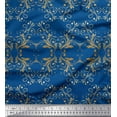 thumbnail image 1 of Soimoi Viscose Chiffon Fabric Filigree Damask Print Fabric by the Yard 42 Inch Wide, 1 of 3