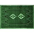 thumbnail image 1 of Ahgly Company Indoor Rectangle Persian Emerald Green Traditional Area Rugs, 7' x 9', 1 of 4