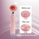 thumbnail image 4 of Vaso ultrasónico para lavado de ojos, kit portátil de silicona para lavado de ojos con función de masaje ocular, uso con lavado de ojos o agua purificada, color rosa, 4 of 5