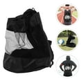 thumbnail image 4 of Basketball Bag Large Capacity Mesh Net Bag Sports Ball Carrying Bag Soccer Net Bag, 4 of 8