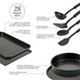Thyme & Table NonStick Cookware & Bakeware, Gold, 28Pieces Set