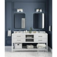 thumbnail image 2 of Tanner Collection Two-Light Brushed Nickel Transitional Vanity Light, 2 of 9