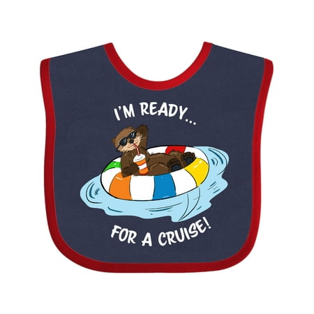 

Inktastic Otter I m Ready For A Cruise Gift Baby Boy or Baby Girl Bib
