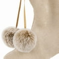 thumbnail image 5 of ZYLER- Northlight Plush Stockings Christmas Ornaments - 7.5" - Beige And Brown - Set, 5 of 6