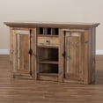 thumbnail image 4 of Baxton Studio Albert Modern and Contemporary Farmhouse Rustic Finished Wood 2-Door Dining Room Sideboard Buffet, 4 of 9
