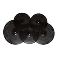 thumbnail image 2 of BELOVING 5 Pieces Low Volume Cymbals Pack Alloy Drummer Practicing for Rehearsal Room Black, 2 of 10