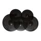thumbnail image 1 of Paquete de 5 platillos de bajo volumen, platillos silenciosos para práctica, de aleación resistente, 14" Hi Hat 16" Negro, 1 of 9